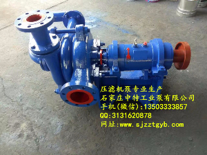 壓濾機入料雜質泵